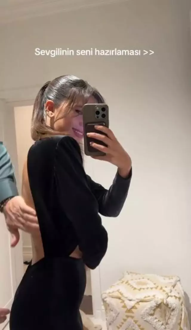 Sevgilisini elleriyle hazırladı!