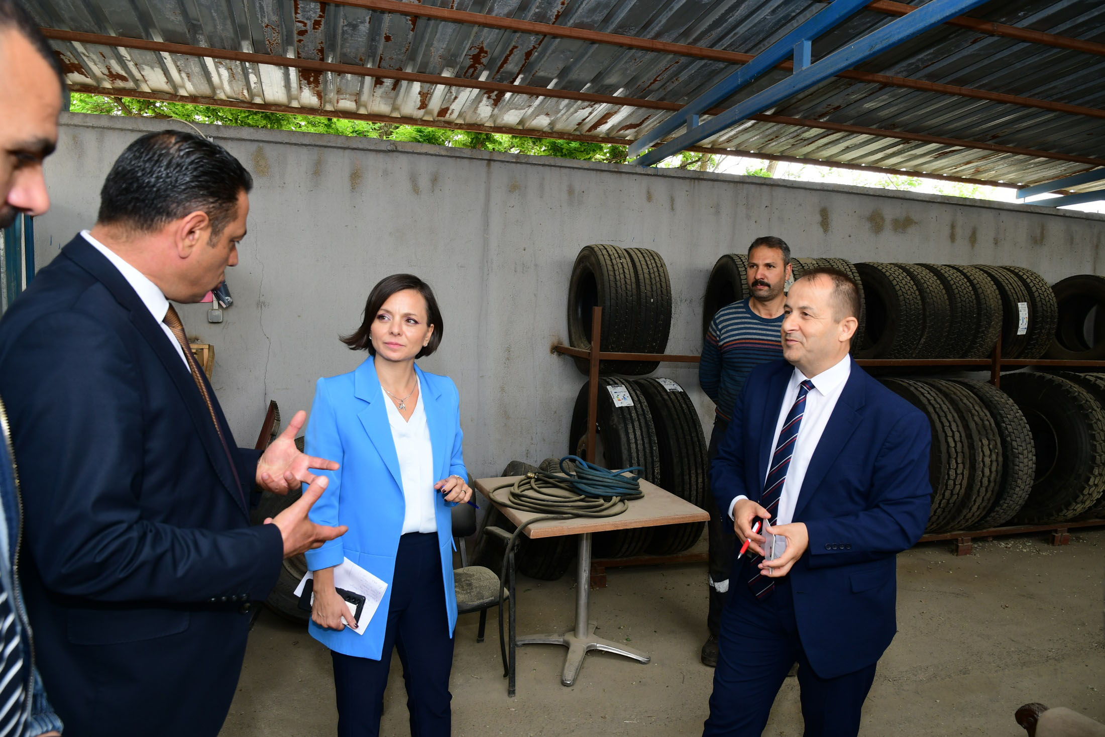 Başkan Kınay mesaiye Temizlik İşleri Şantiyesinde başladı