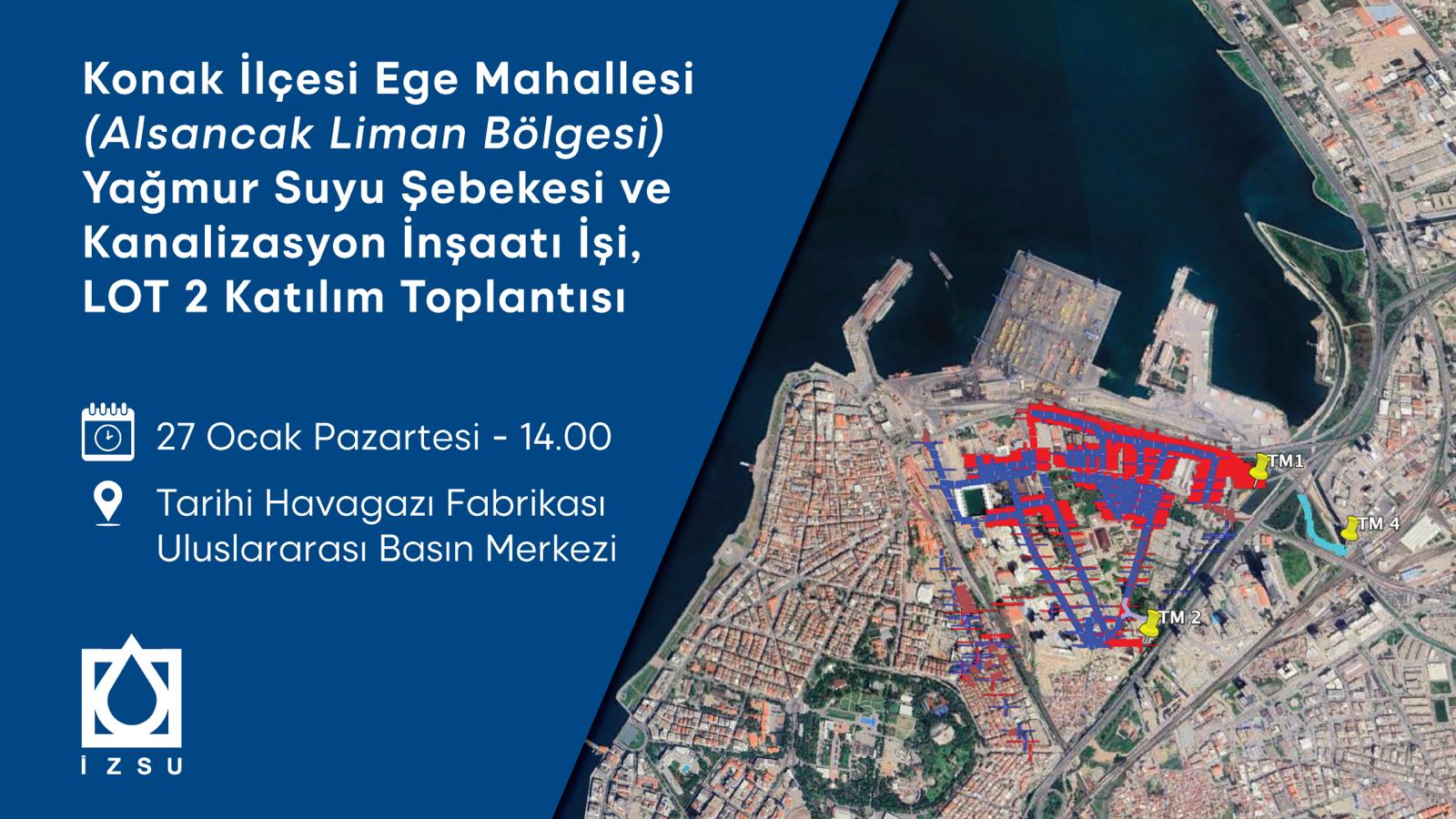 İZSU’dan Alsancak’ın altyapısını güçlendirecek proje