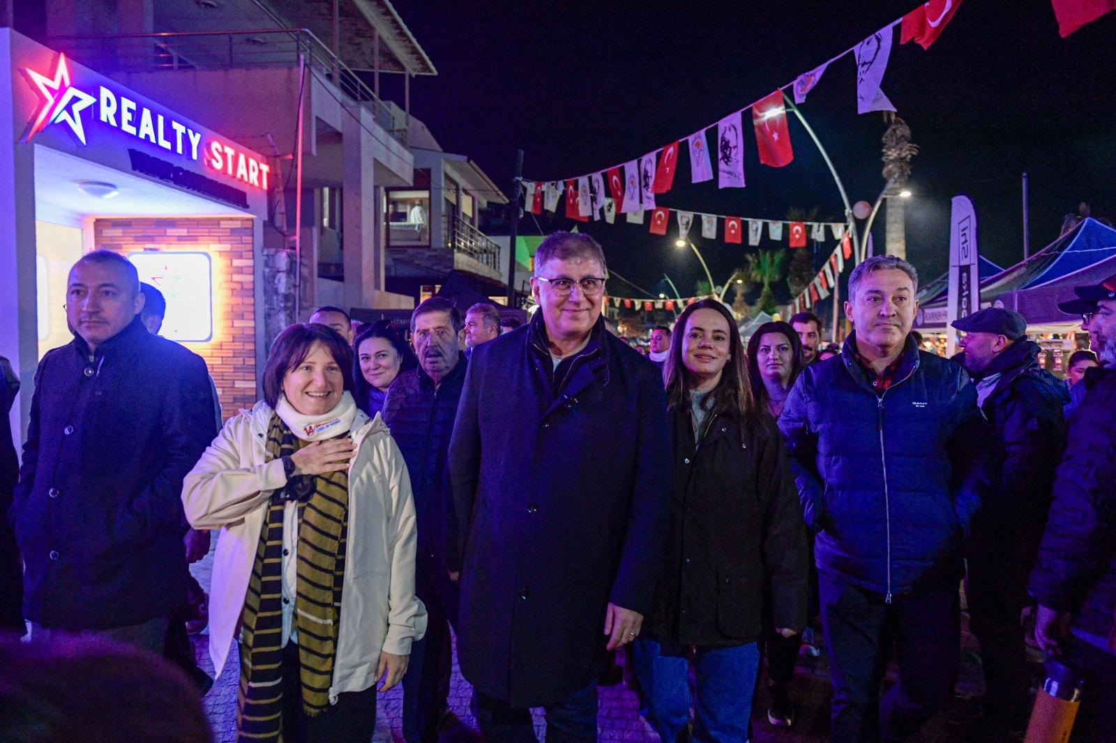 Mordoğan'da balık avı heyecanı