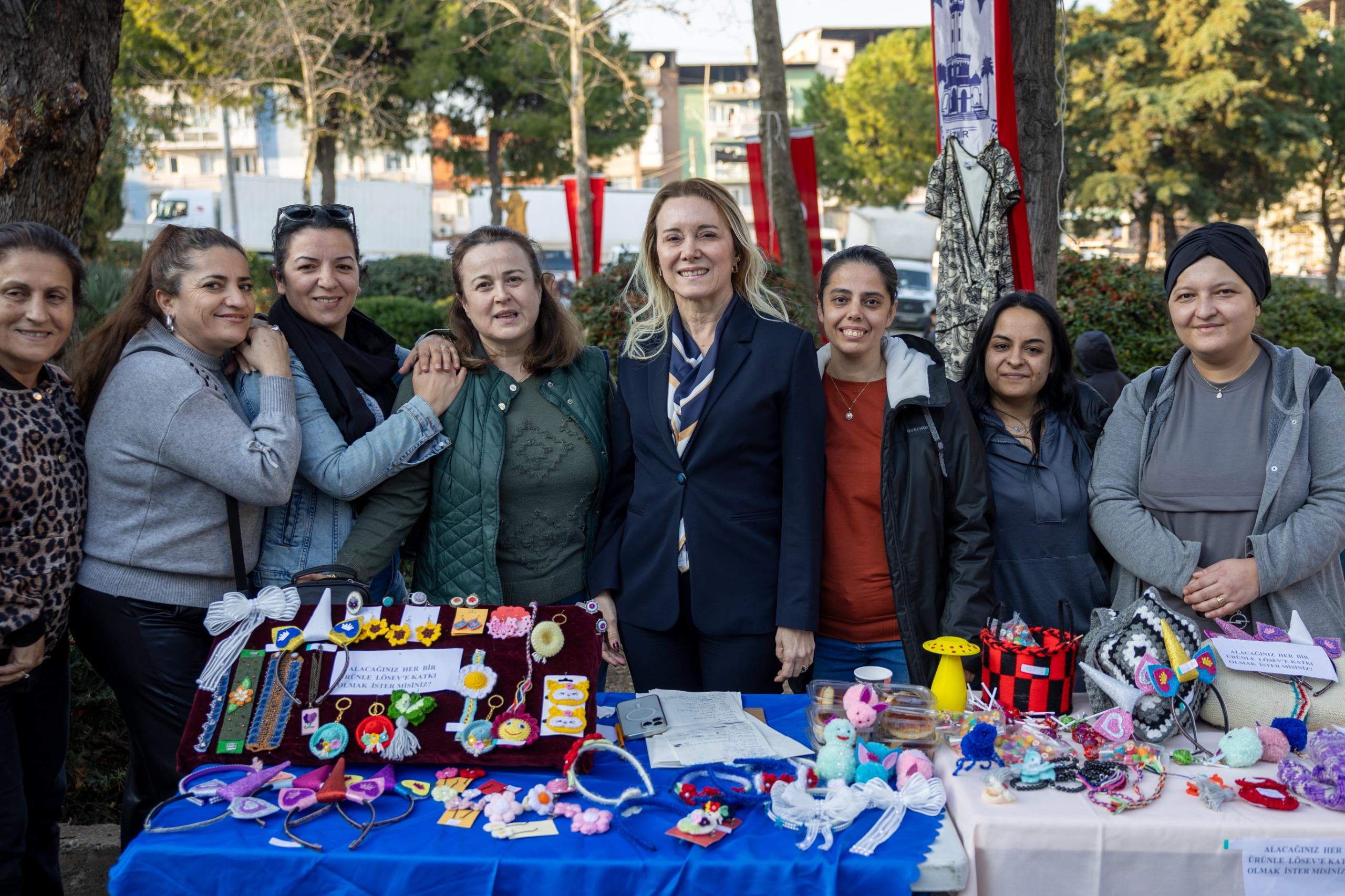 Konak’tan üreten kadınlara destek