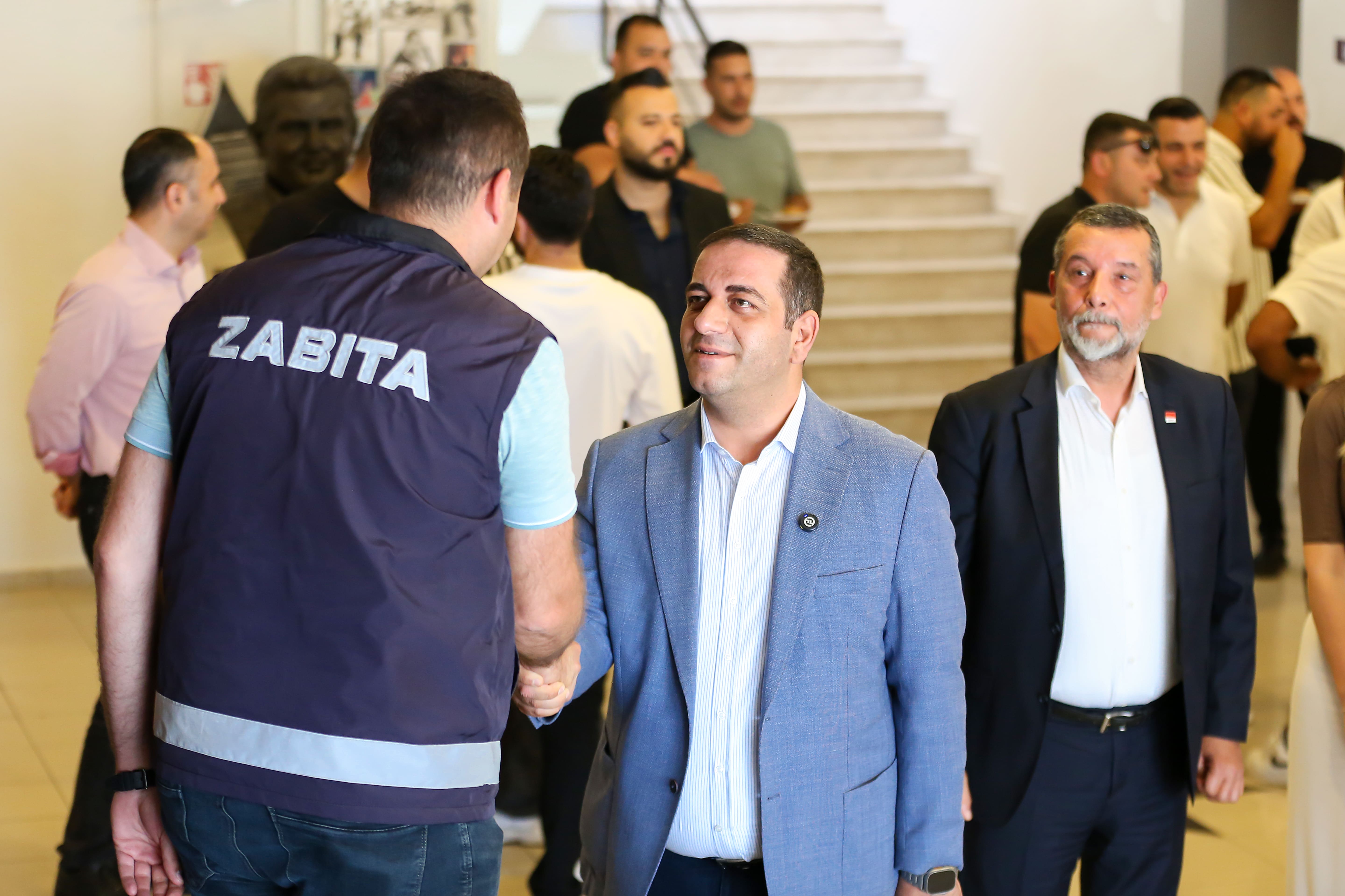 Başkanı Erman Uzun, mesai arkadaşlarıyla bayramlaştı