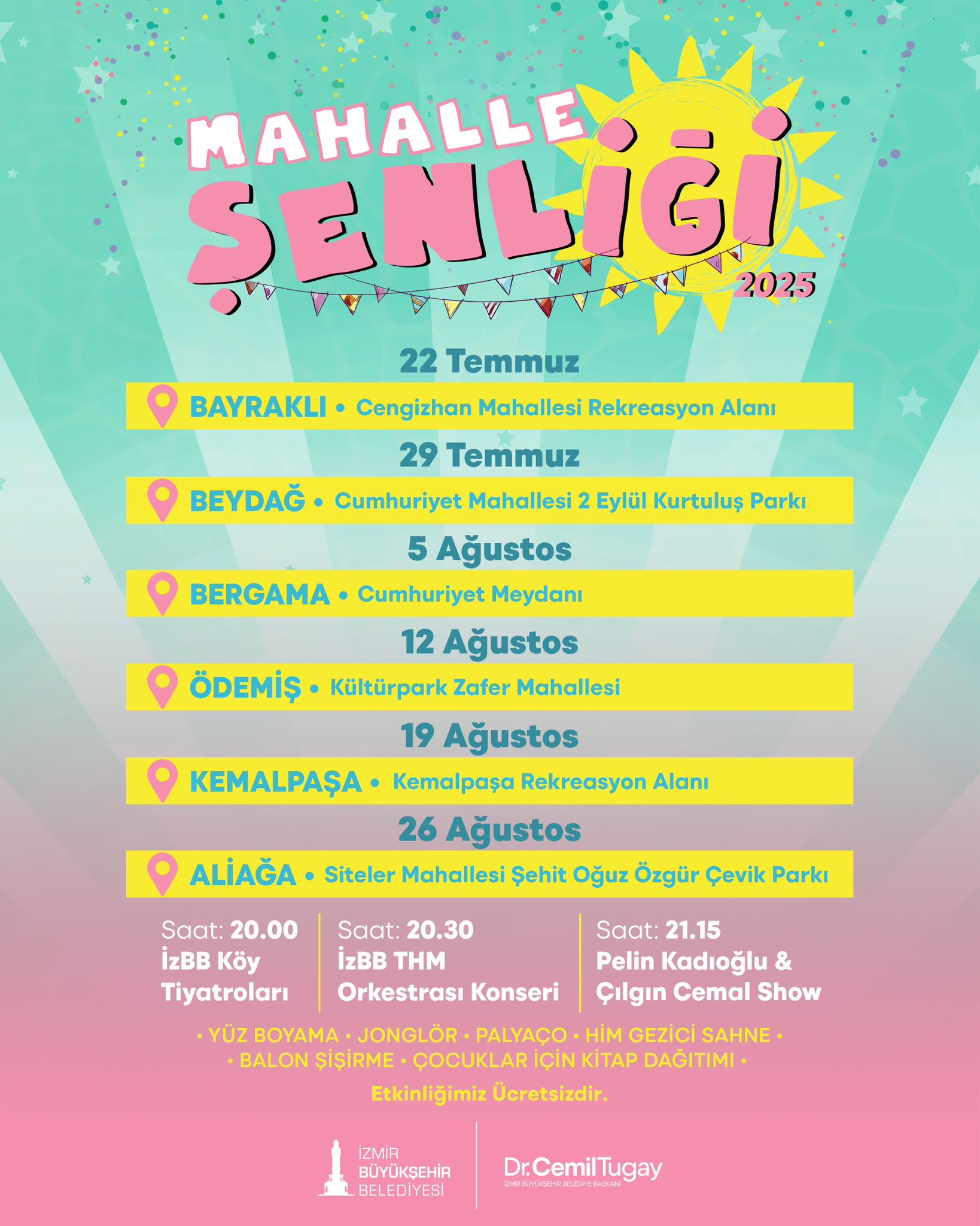 Büyükşehir'in Mahalle Şenliği başlıyor