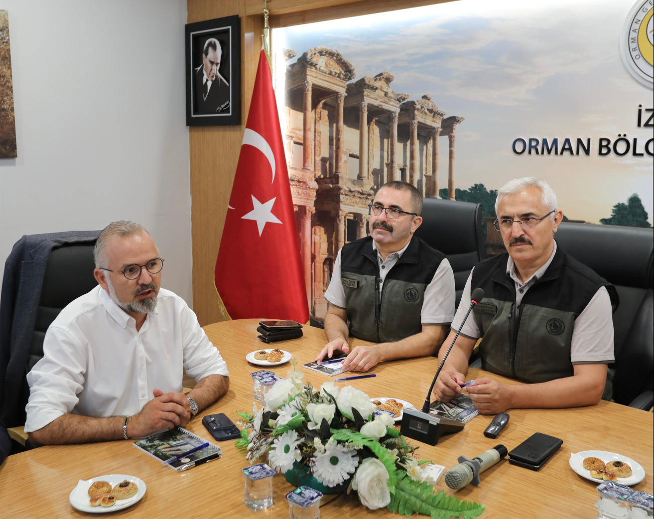 AK Parti'nin davetiyle CHP ve AK Partili Meclis Üyeleri yangın sunumunda buluştu