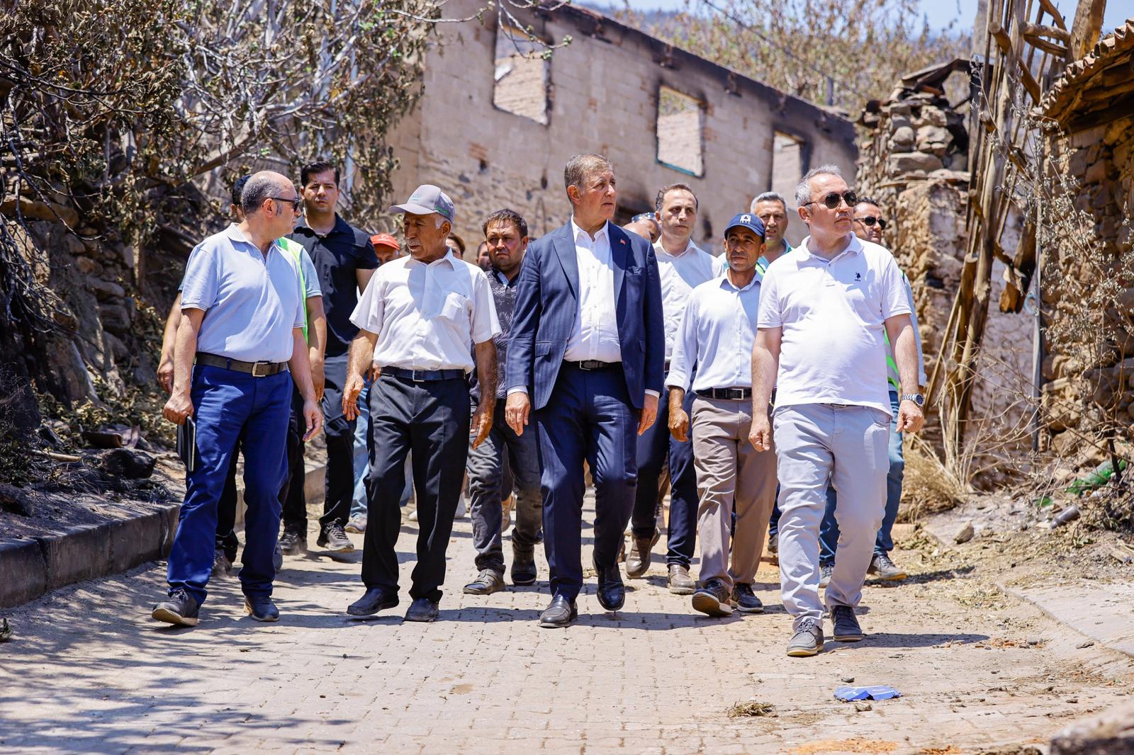 Yangın mağdurları yıl sonuna kadar suya ücret ödemeyecek