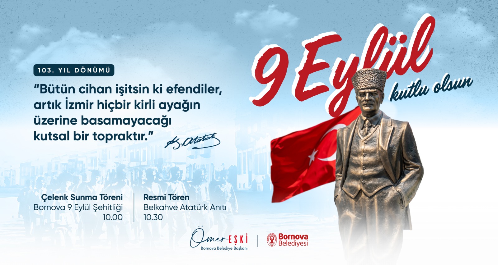 Kurtuluş heyecanı Bornova’da bir başka yaşanacak