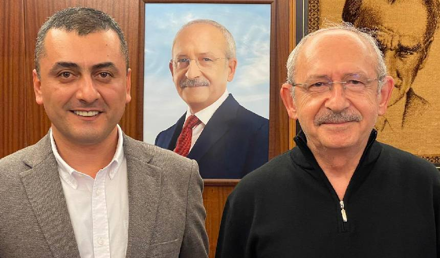 Kemal Kılıçdaroğlu, Eren Erdem'i ziyaret etti.