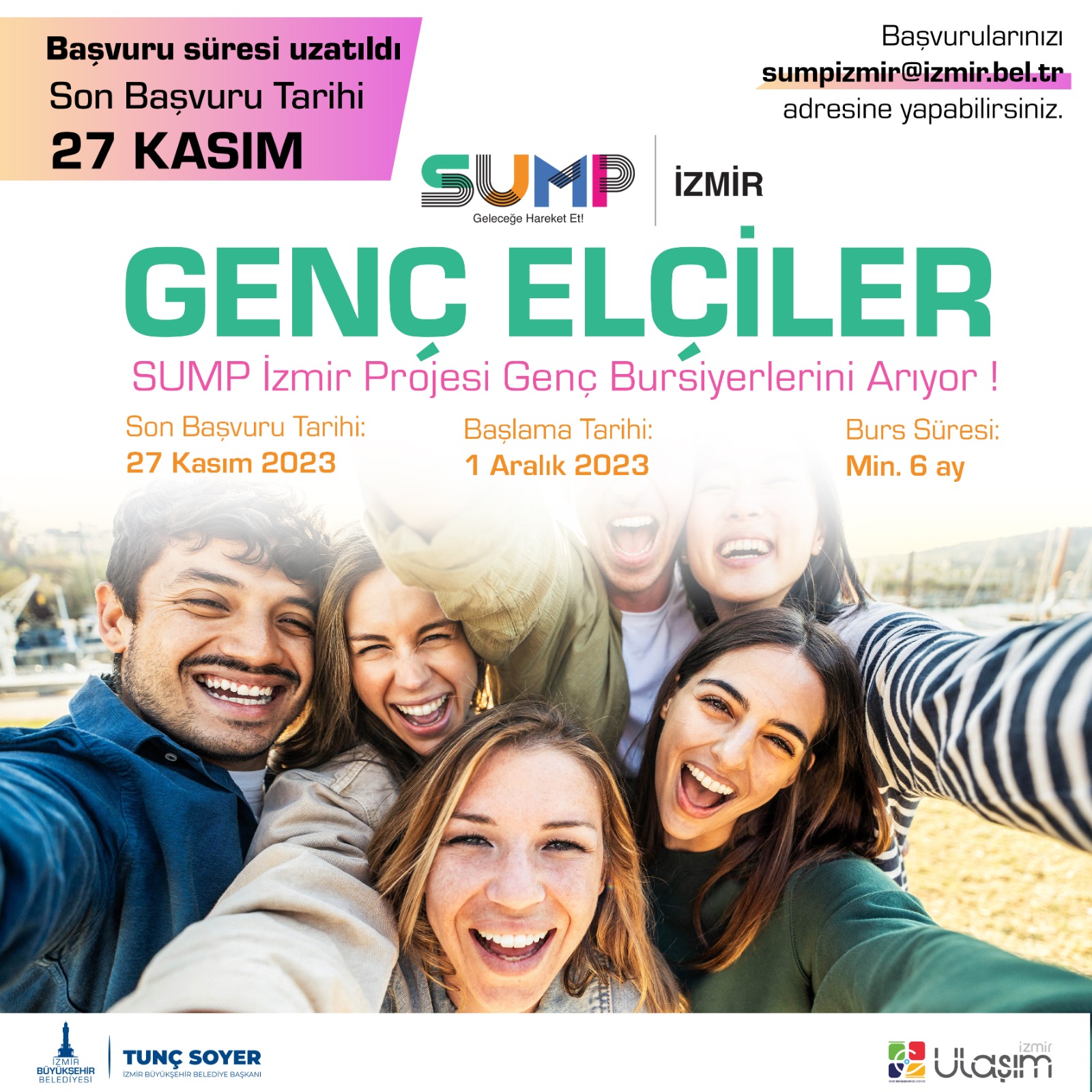 SUMP İzmir genç bursiyerlerini arıyor