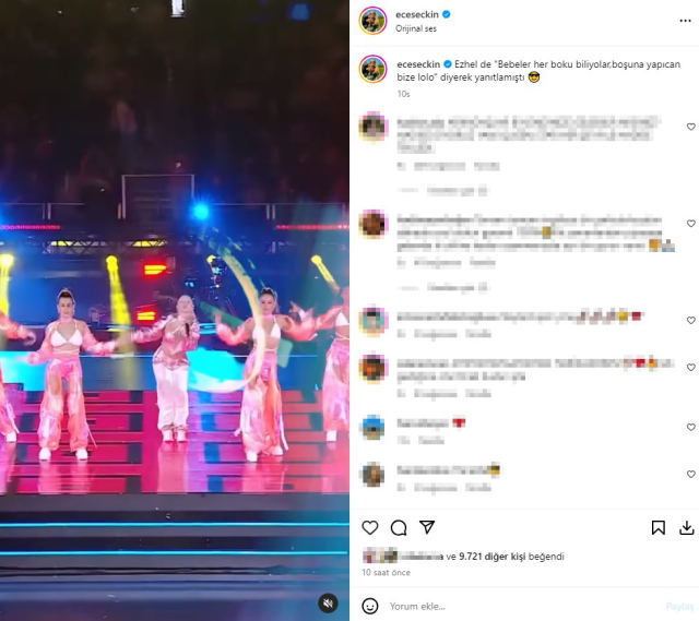 Hadise "Bebeleri pistten alalım" deyince ortalık karıştı! Ece Seçkin'den yanıt gecikmedi