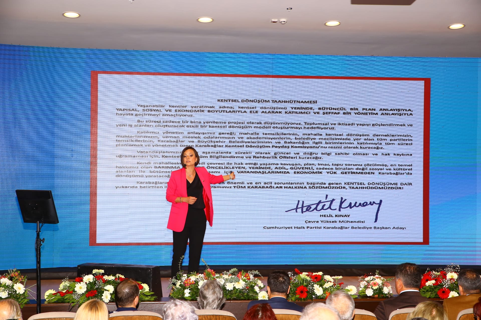 Helil Kınay, Karabağlar için projelerini anlattı