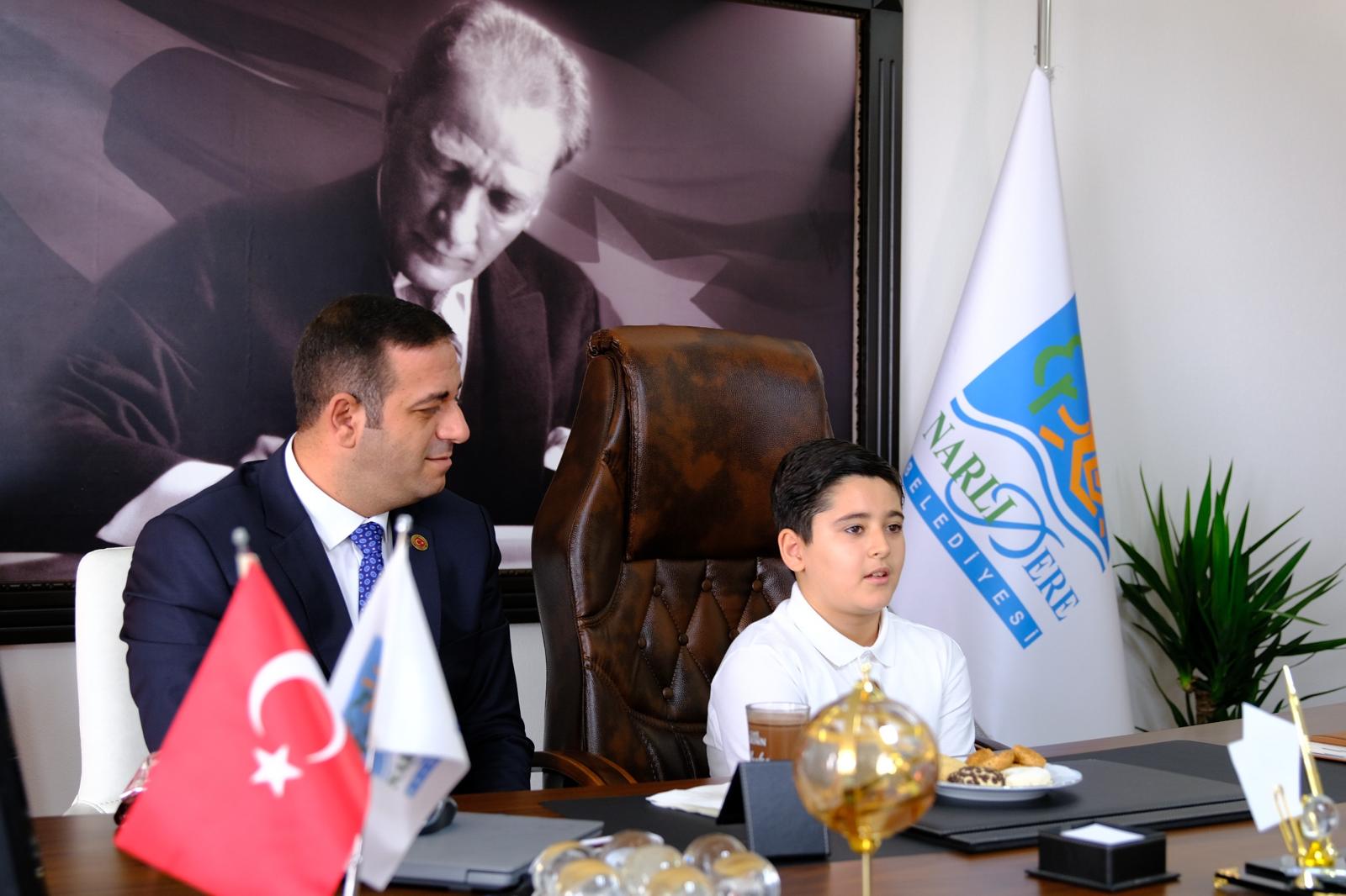 NARLIDERE’DE MİNİK ALİ KOLTUĞU BAŞKAN ERMAN UZUN’DAN DEVRALDI