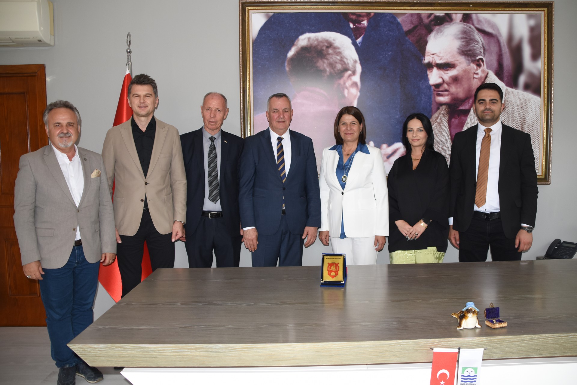 Kosova Lipjan Belediye Başkanlığı Foça’yı Ziyaret Etti