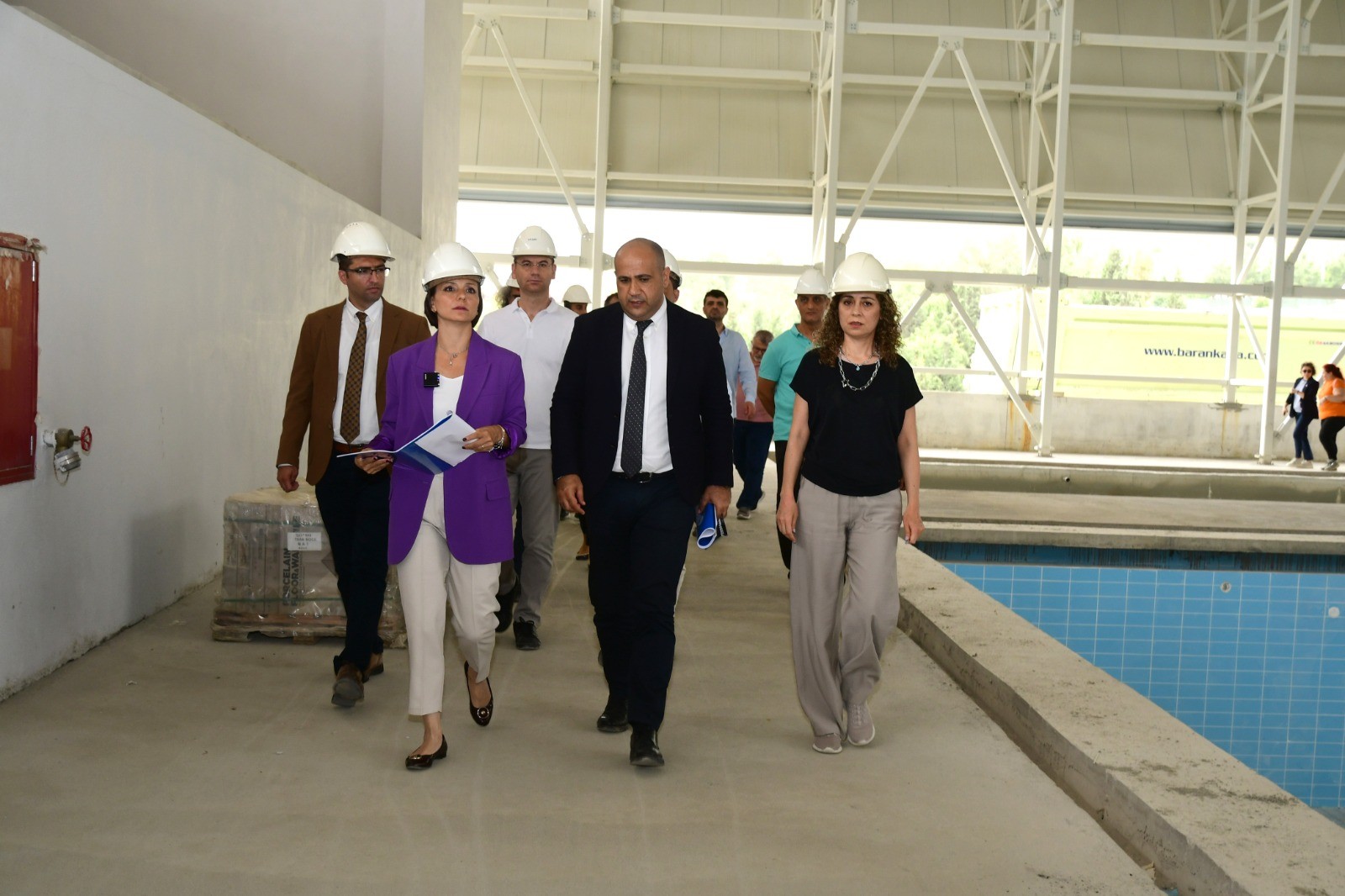 Başkan Kınay'dan Atatürk Gençlik Merkezine ziyaret: Bölgenin en büyük spor tesisi olacak