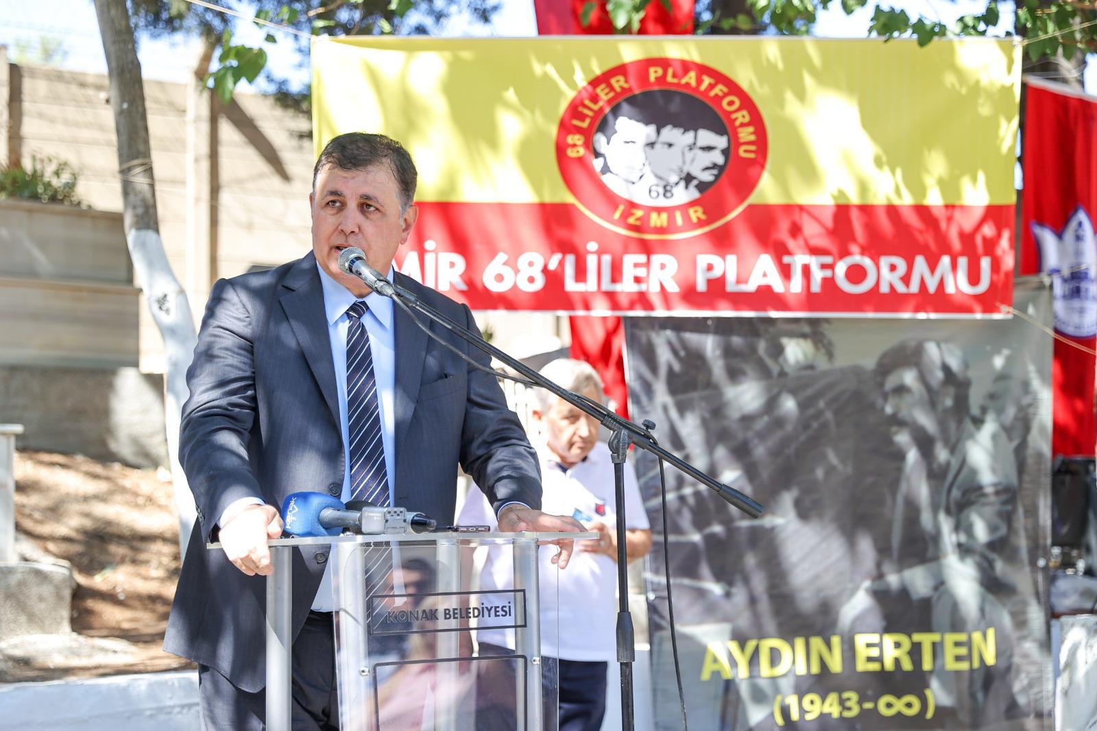 Efsane Başkan Aydın Erten mezarı başında anıldı