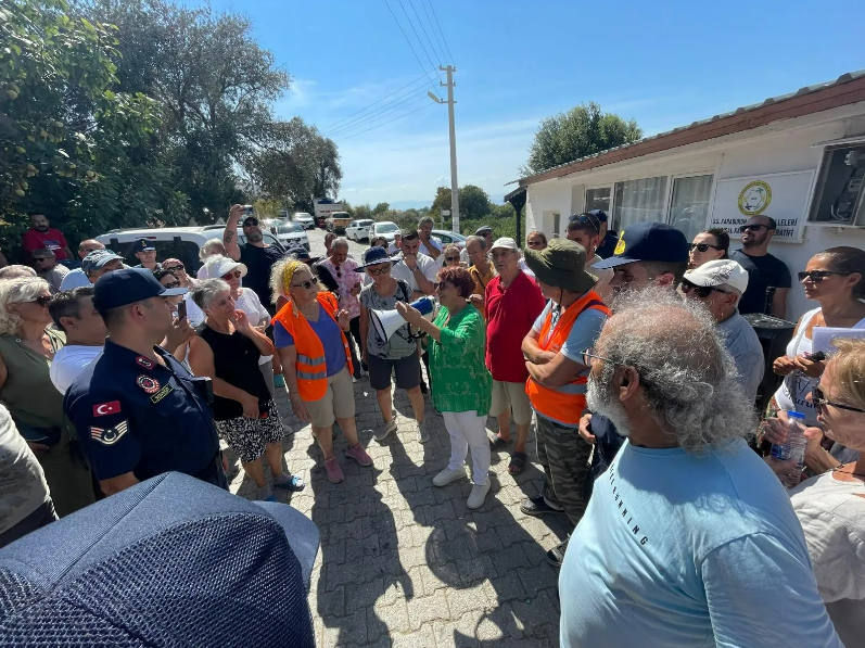 Karaburun'da GES projesine yurttaşlar izin vermedi