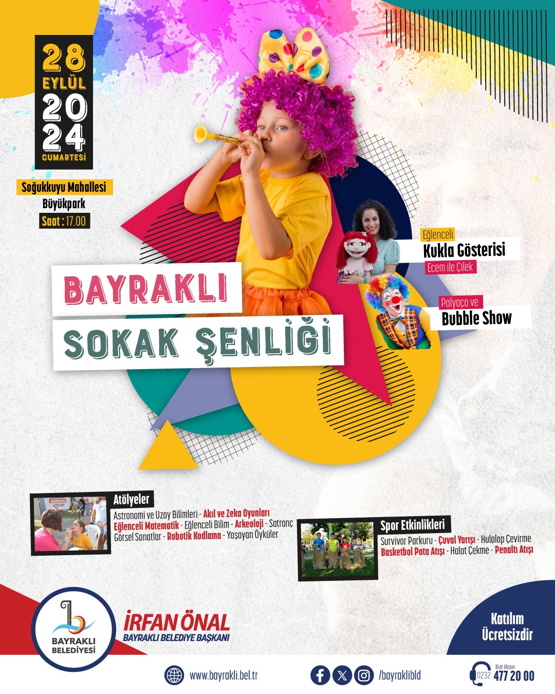 Bayraklı Sokak Şenliği'ne hazırlanıyor