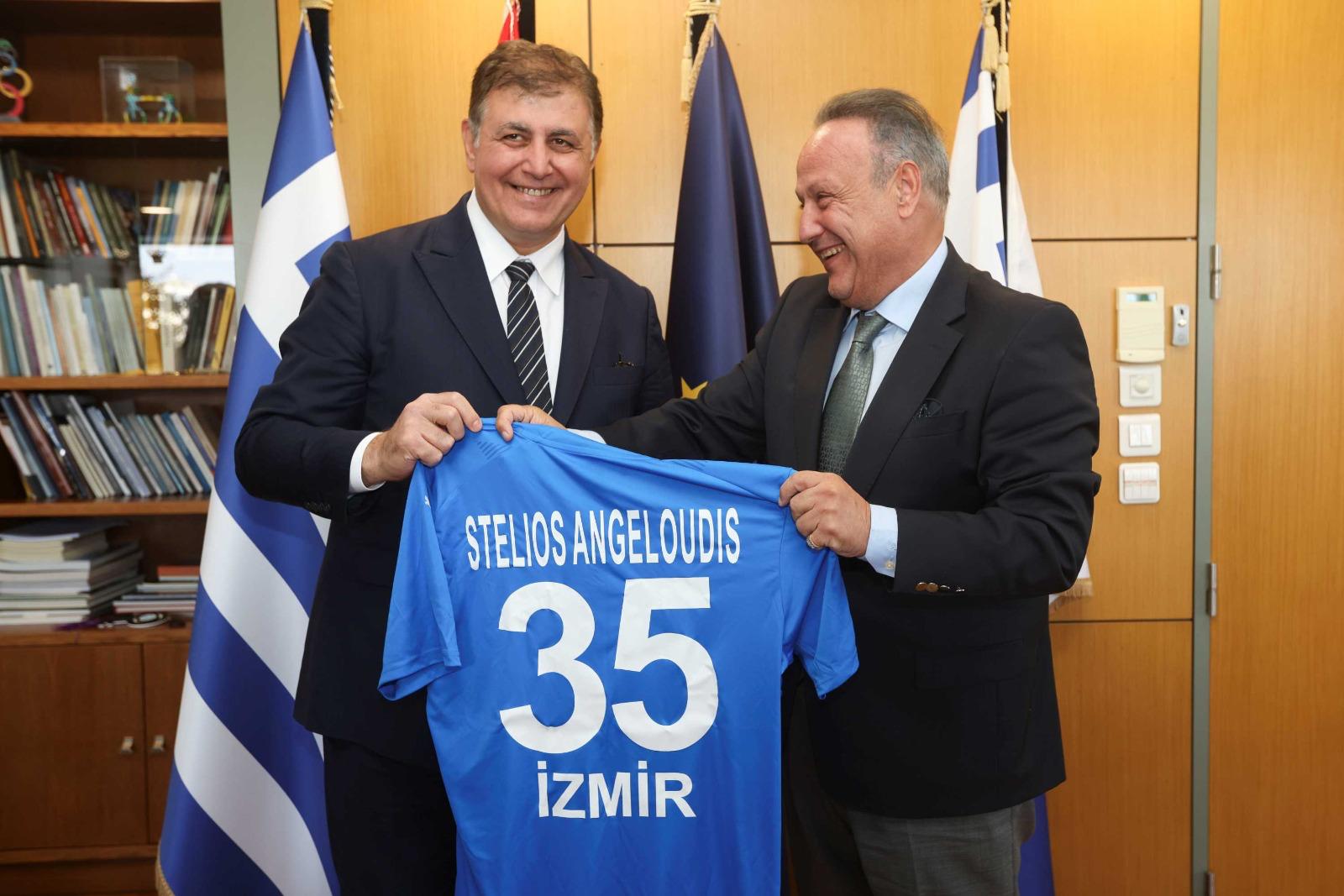 Başkan Cemil Tugay’dan  Selanik’te iş Birliği Adımları