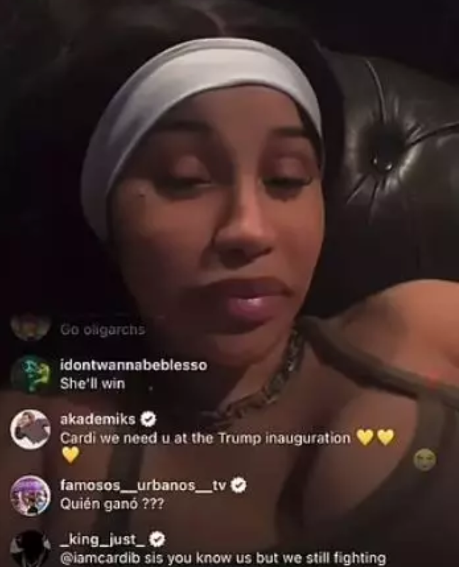 Trump'ın zaferi, ünlüler dünyasını karıştırdı: Cardi B Trump destekçilerine sert çıktı