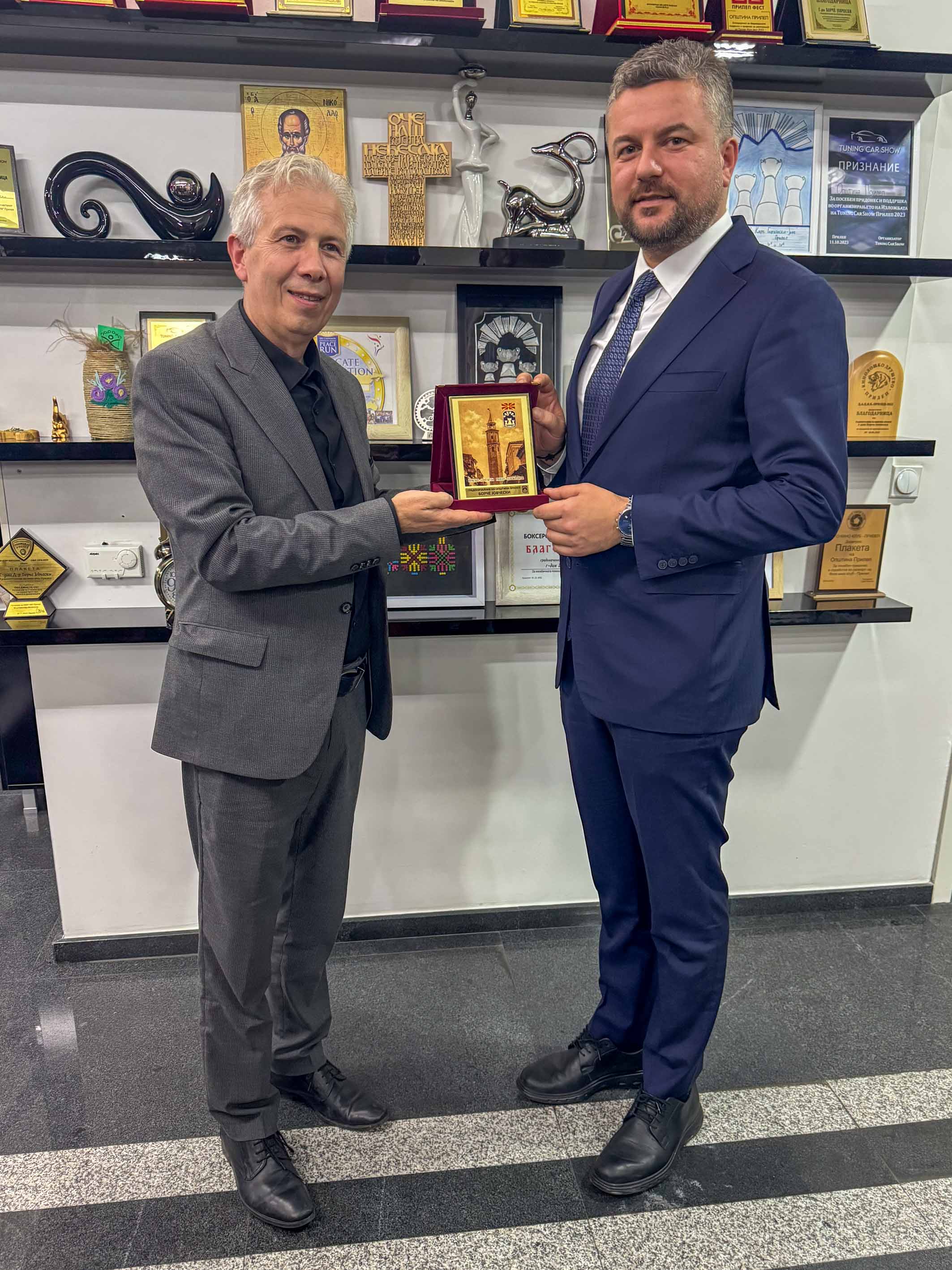 Başkan Görkem Duman Kuzey Makedonya’da temaslarda bulundu