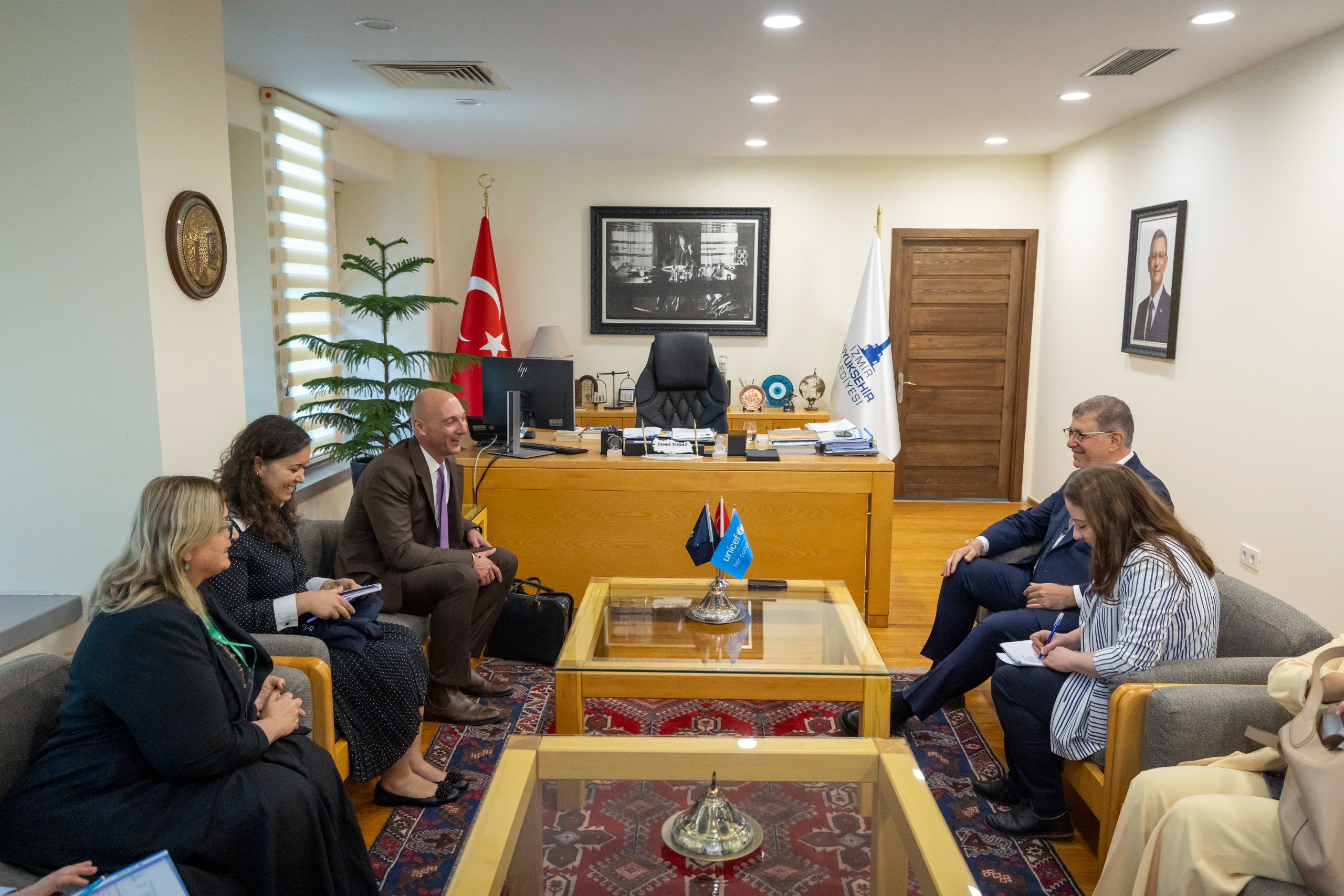 Büyükşehir ve UNICEF iş birliği artarak devam edecek