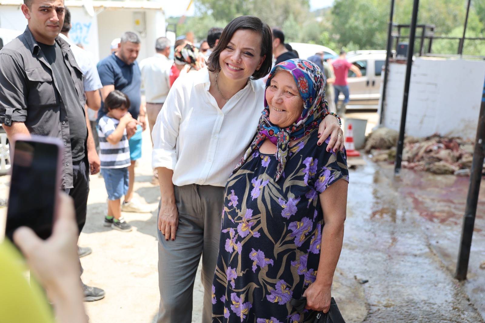 Başkan Kınay’dan modern kurban alanına bayram ziyareti