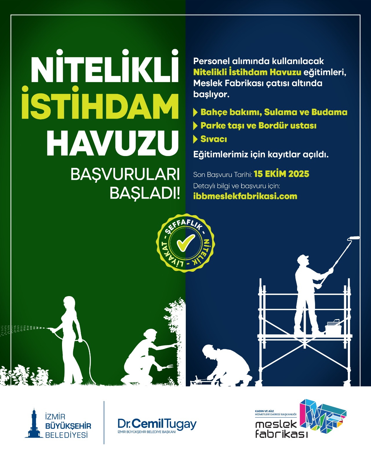 İzmir Büyükşehir Belediyesi, personel alımında yeni sistemi hayata geçiriyor