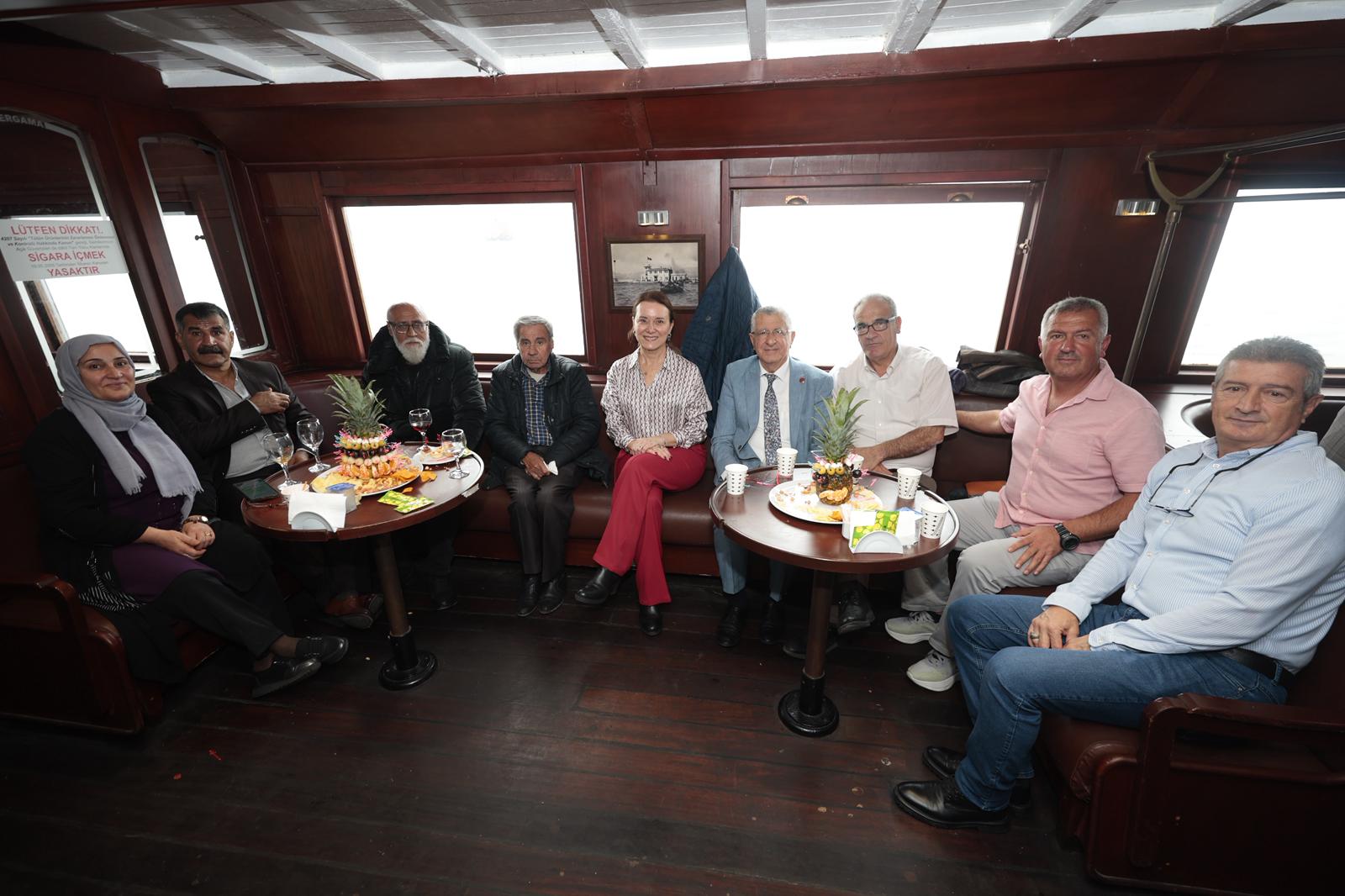 Muhtarlar Günü’nde Konaklı muhtarlara Körfez turu