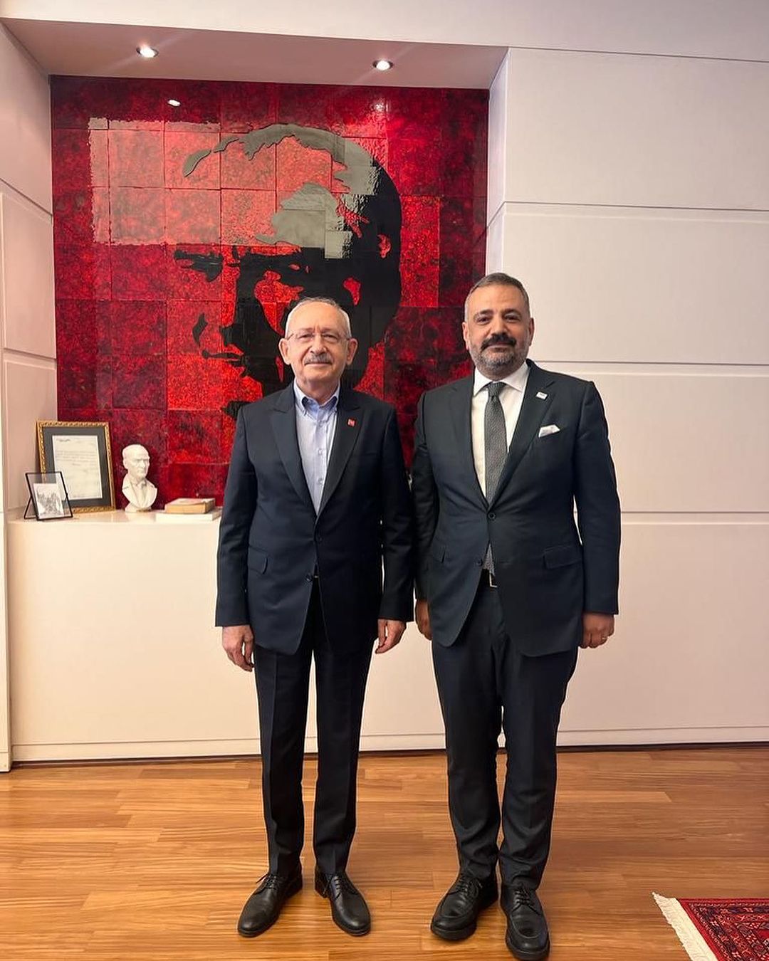 Aslanoğlu'ndan Kılıçdaroğlu'na ziyaret