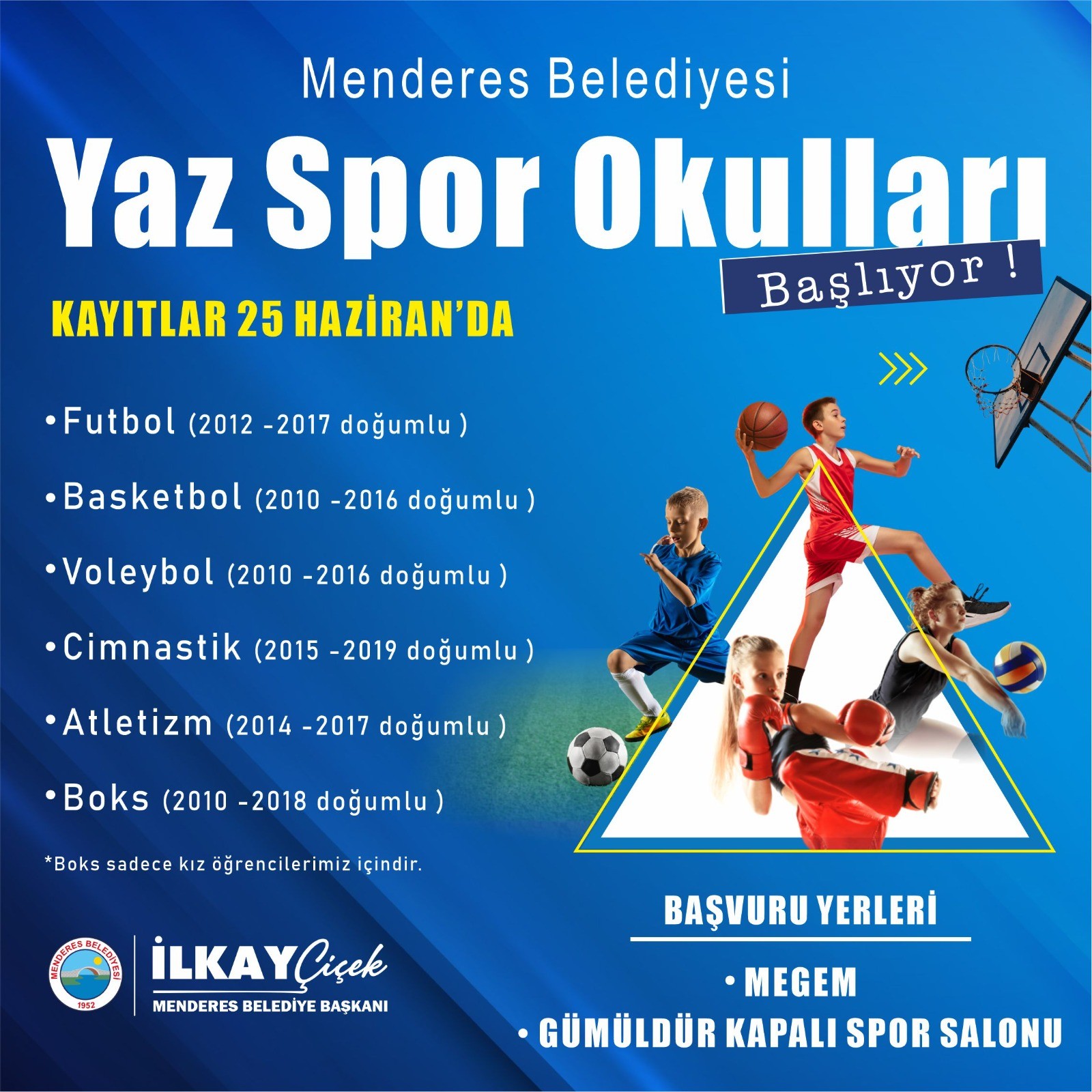 Menderes'te Spor ve Dans Zamanı