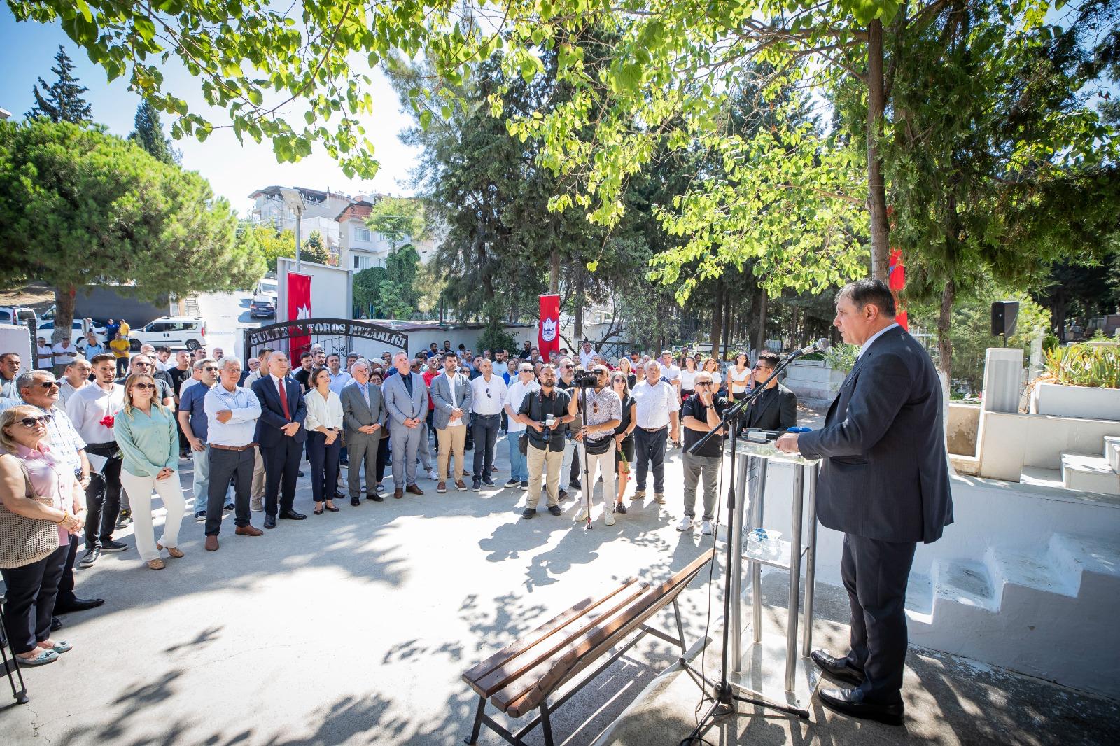 Başkan Tugay: Düşünceleri ile bize  yol göstermeye devam edecek