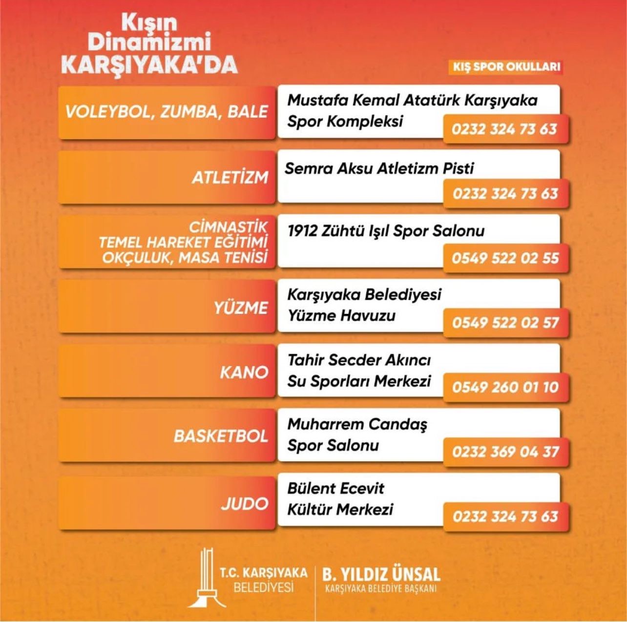 Karşıyaka'da kış spor okulları başladı