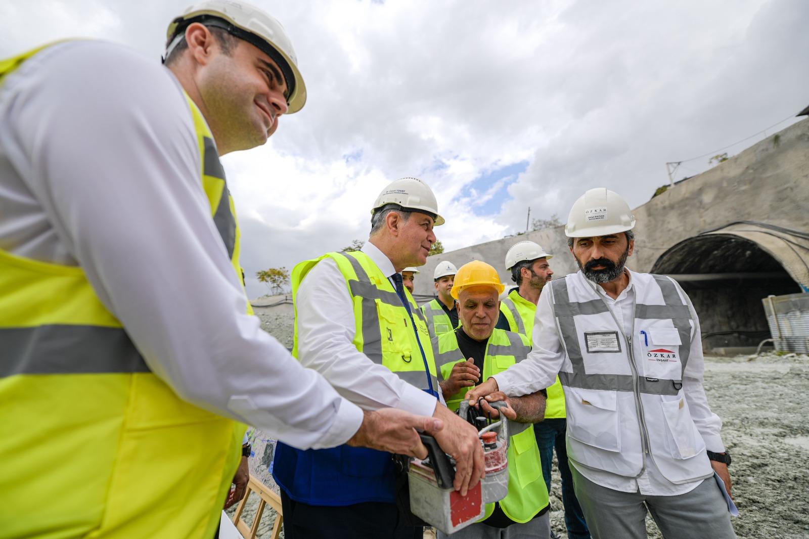 Buca Onat Tüneli’nde kazıların yüzde 80’i tamamlandı