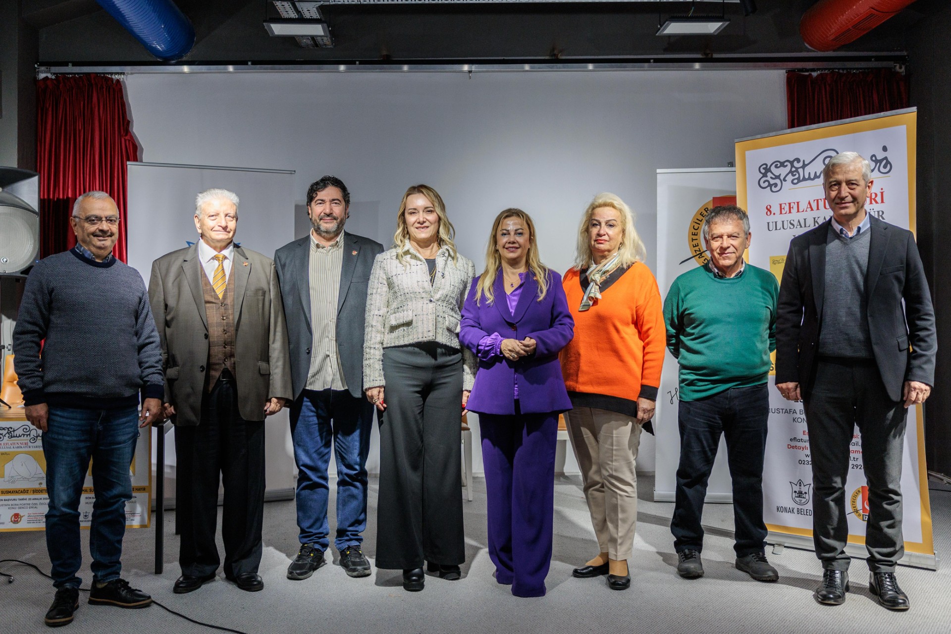 Eflatun Nuri heyecanı başladı: Karikatürler şiddete karşı!