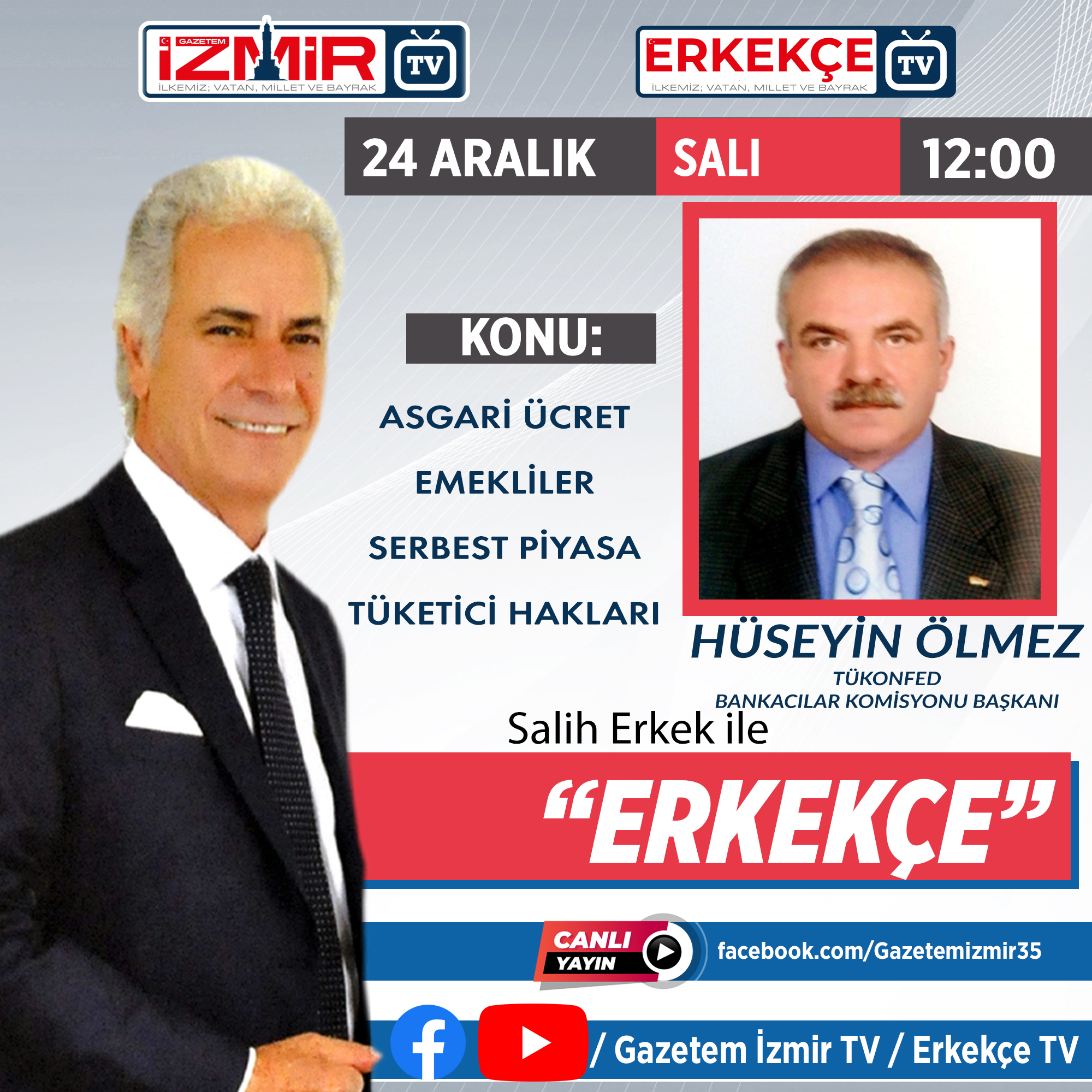 Salih Erkek ile "ERKEKÇE" programı bugün izleyicilerle buluşacak