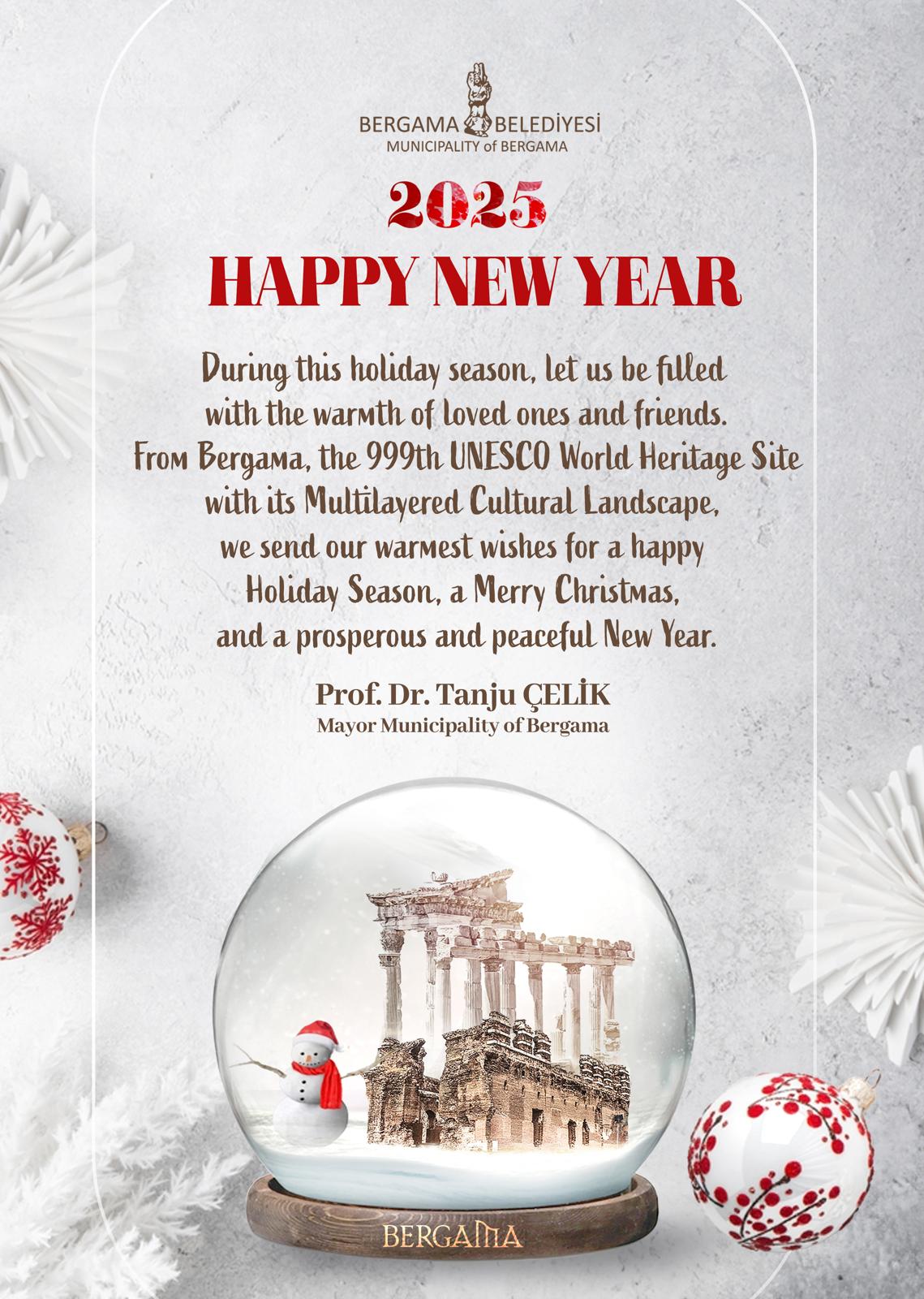 BAŞKAN ÇELİK’TEN, KARDEŞ ŞEHİRLERE YENİ YIL TEBRİĞİ