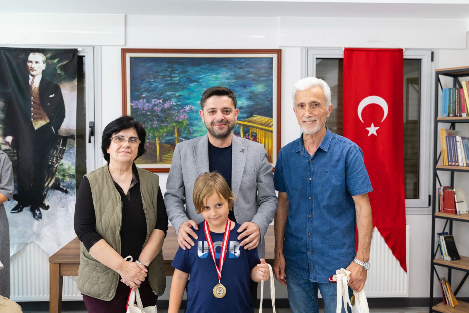 Balçova’da iki kuşak, satranç turnuvasında buluştu