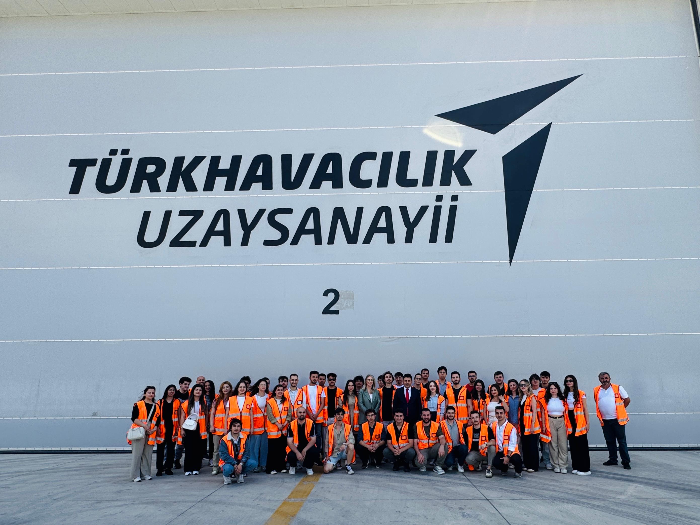 EÜ Öğrencileri TUSAŞ’ı Ziyaret Etti