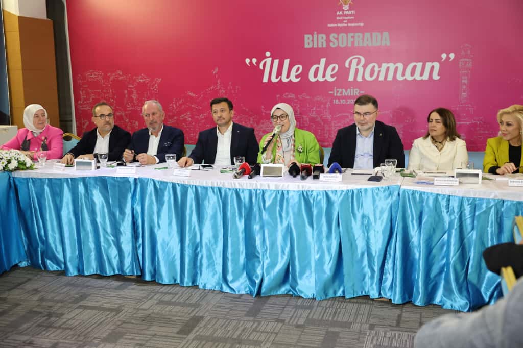 AK Parti’den İzmir’de, 'Bir Sofra'da İlle de Roman' buluşması!