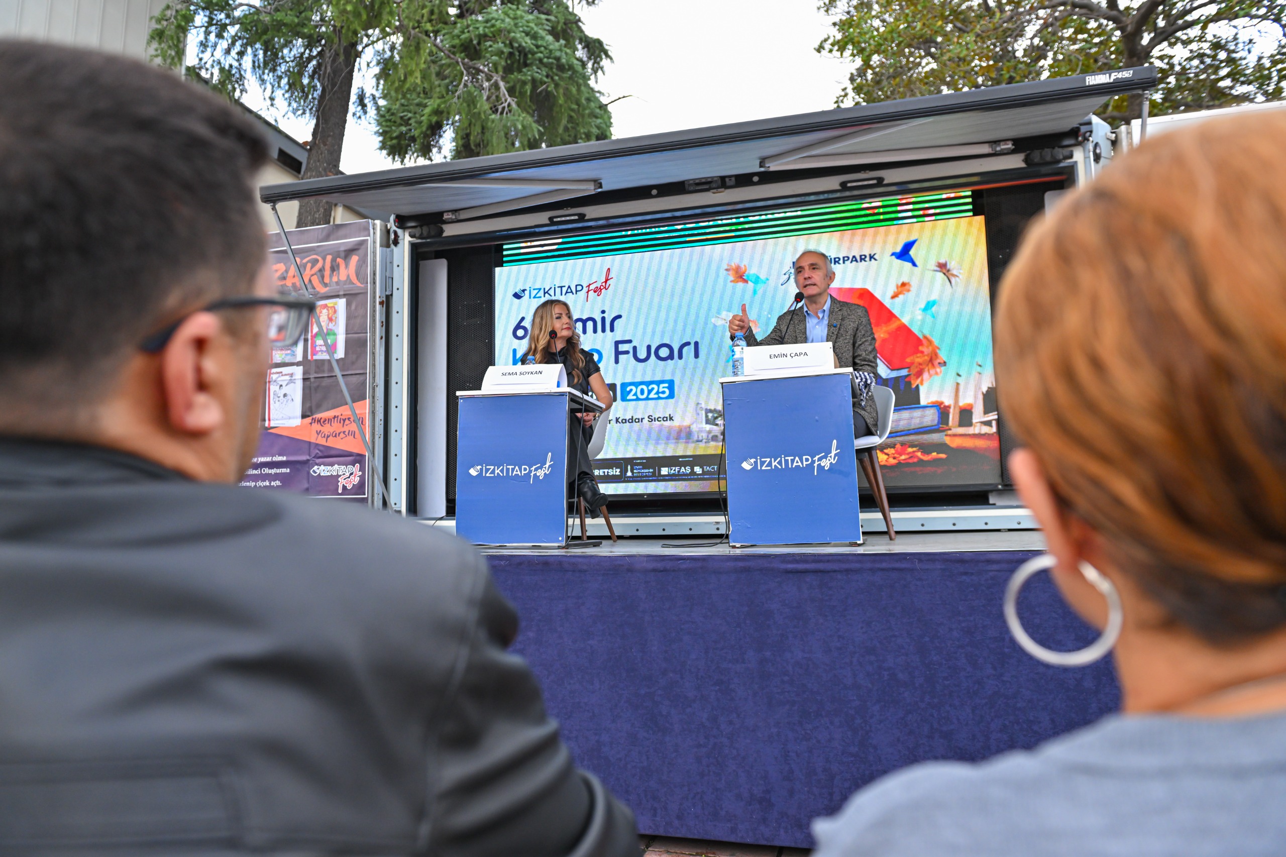 Emin Çapa ve Sema Soykan İZKİTAP’ta okuyucularla buluştu