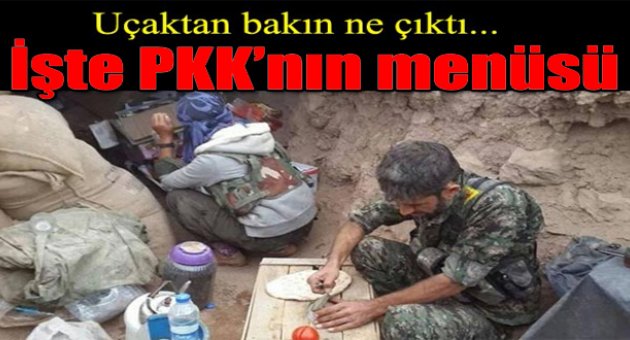 ABD&#039;den YPG&#039;lilere zengin yemek menüsü