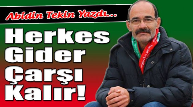 Abidin Tekin yazdı...