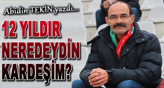 Abidin Tekin yazdı...