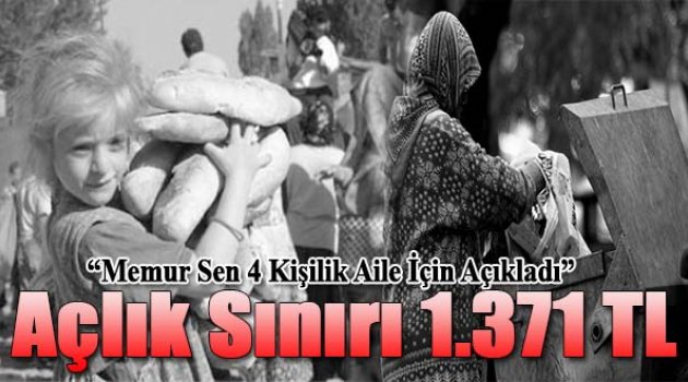 Açlık Sınırı Açıklandı...