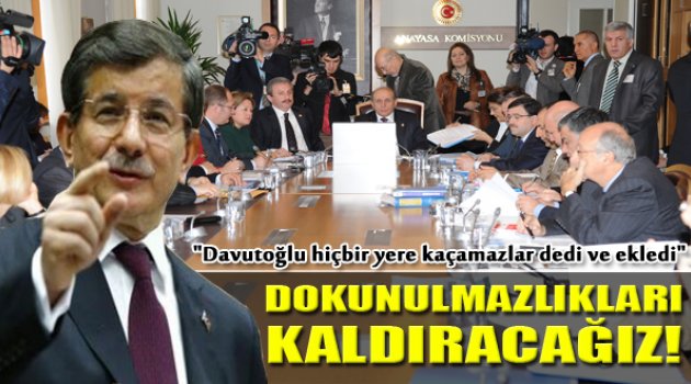 Ahmet Davutoğlu: &quot;Hiçbir Yere Kaçamazlar&quot;