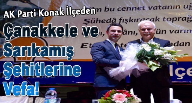 AK Parti Konak'tan Çanakkale ve Sarıkamış şehitlerine vefa