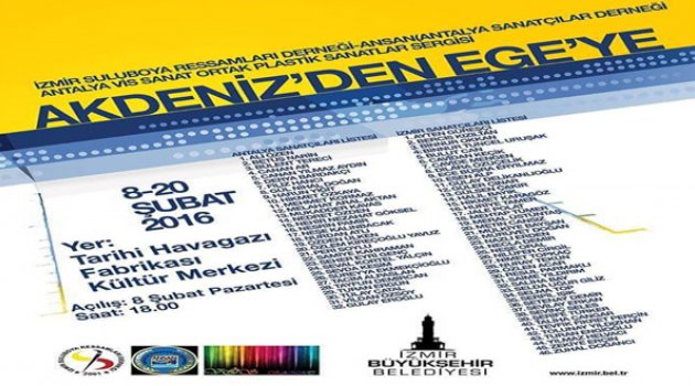 Akdeniz’den Ege’ye Plastik Sanatlar Sergisi