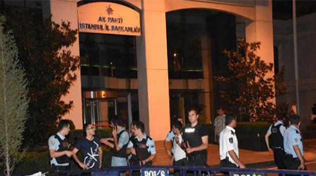 AKP İstanbul İl Başkanlığı'na silahlı saldırı: 1 yaralı