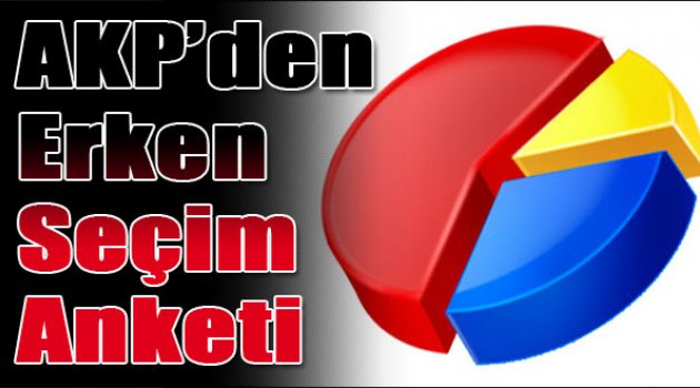 AKP'den, koalisyon görüşmelerinden önce 'erken seçim' anketi