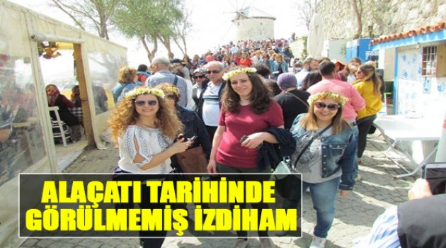 Alaçatı Tarihinde Görülmemiş İzdiham