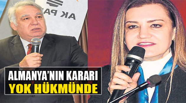 Almanya’nın Kararı Yok Hükmünde